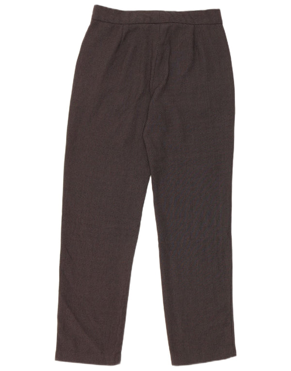 Marks & Spencer Pantalones de traje rectos para mujer UK 8 Small W26 L28 Negro