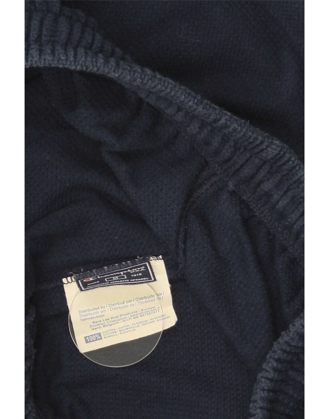 Champion Shorts deportivos gráficos para hombre Algodón azul marino mediano