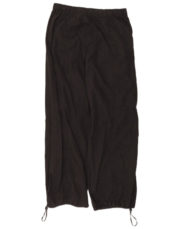 Zara Mujer Pantalones Casuales De Corte Suelto Mediano W28 L28 Negro