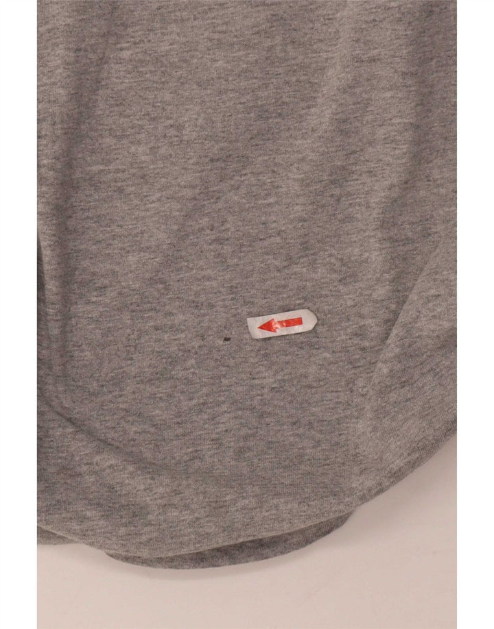 Reebok - Camiseta gráfica para hombre, talla pequeña, gris