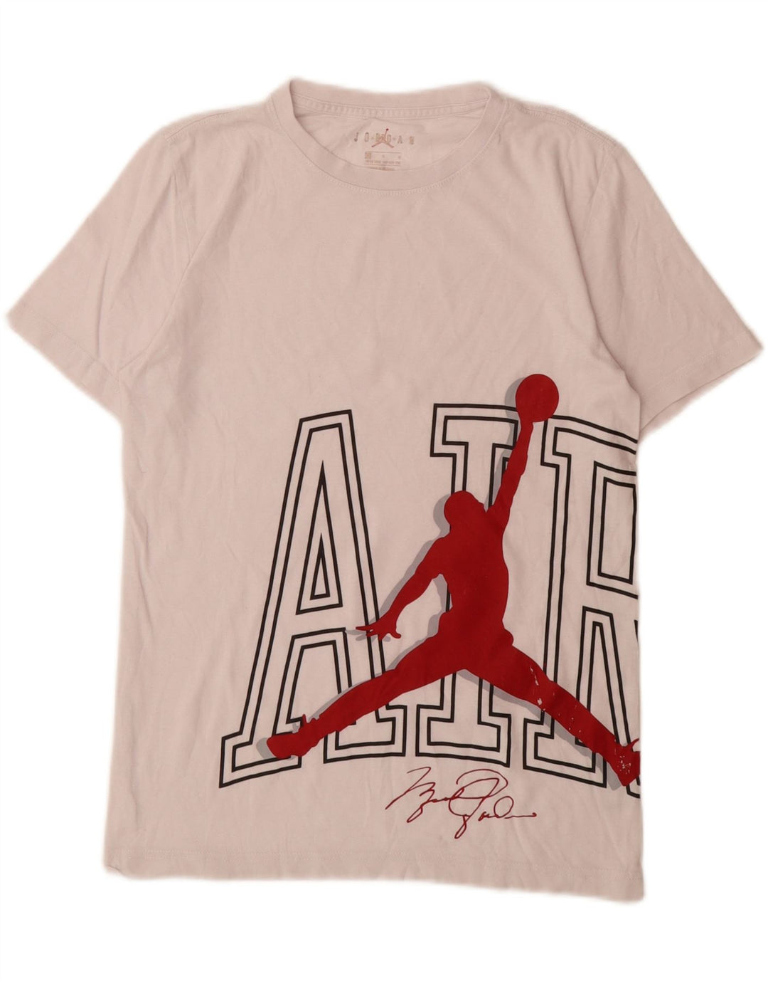 JORDAN Camiseta gráfica para niños 12-13 años Grande Blanco