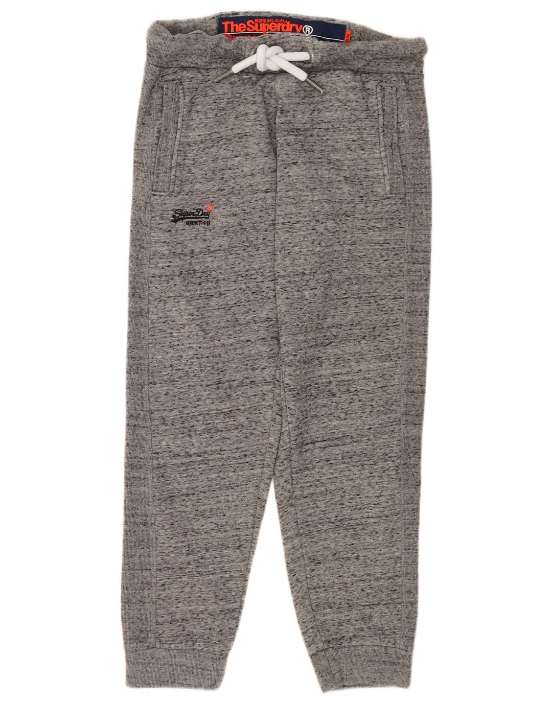 Superdry Pantalones de chándal para mujer Joggers UK 42 Gris medio moteado