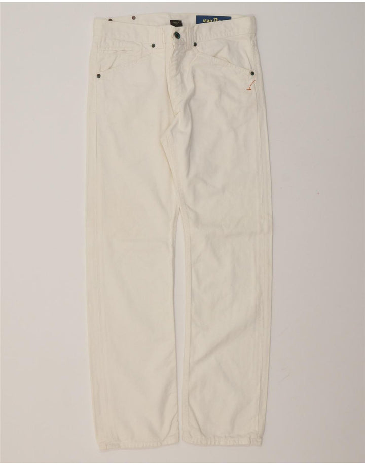 Dondup Vaqueros rectos Stan Dart para hombre W33 L32 Algodón blanco