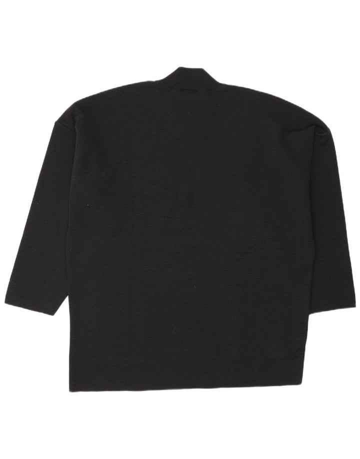 Arnaud & Thierry Gillier Jersey con Cuello Alto para Mujer UK 40 Medium Bla