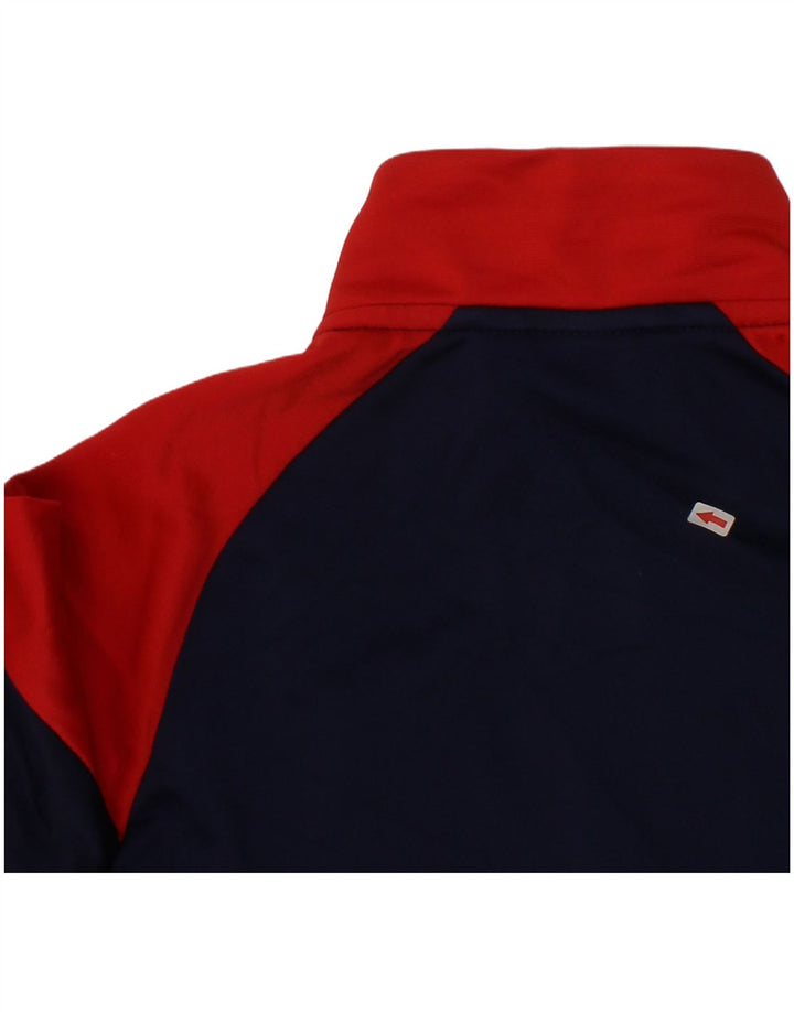 Puma Chaqueta de chándal con gráfico gráfico para niños 7-8 años Azul Marino Colorblock