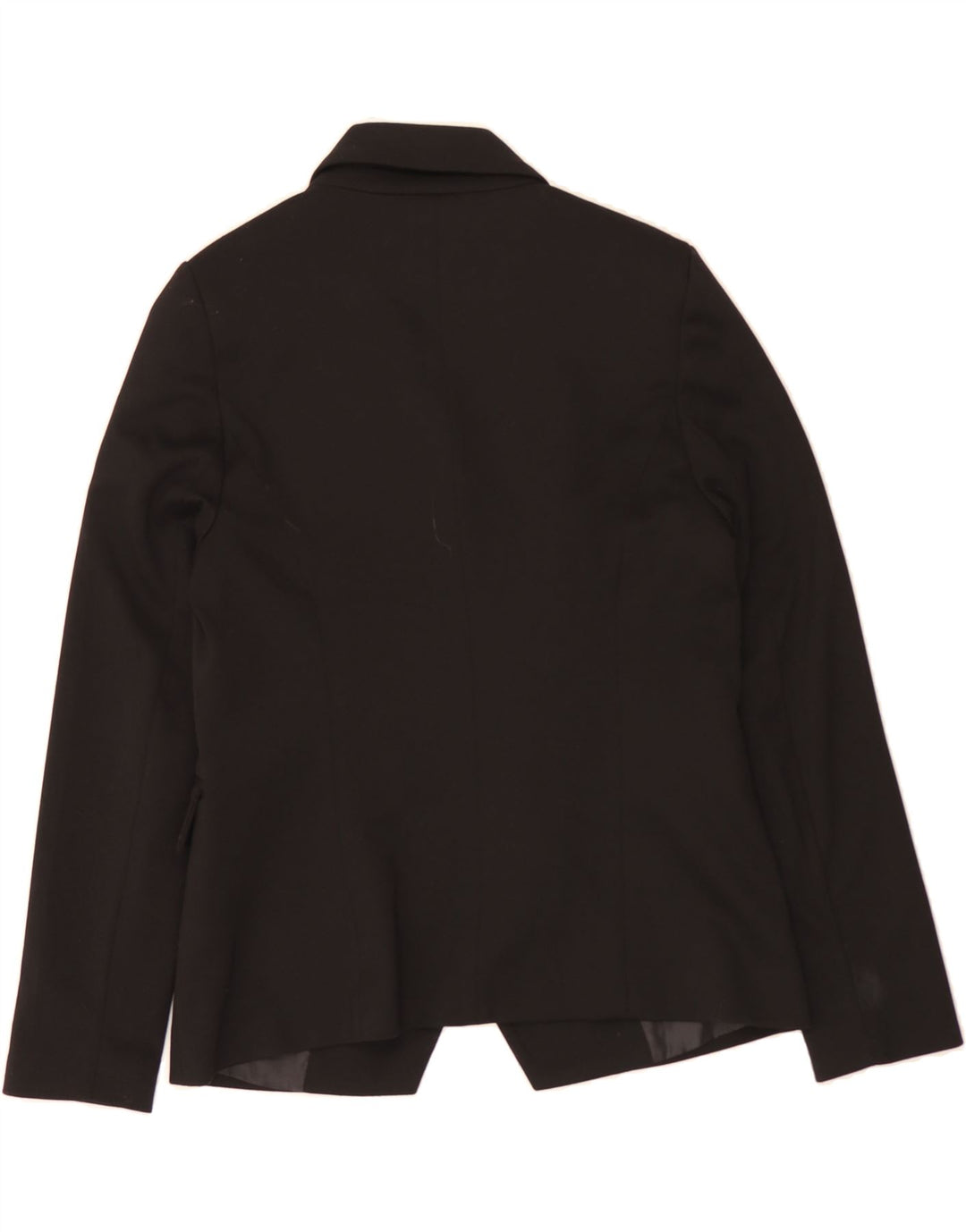 JULES Womens Double Breasted Blazer Jacket UK 14 Medium Black Polyester Vintage Jules and Second-Hand Jules from Messina Hembry 