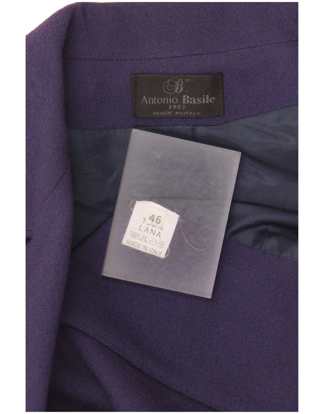A.Basile Chaqueta tipo blazer de 3 botones para mujer IT 46 Lana morada grande