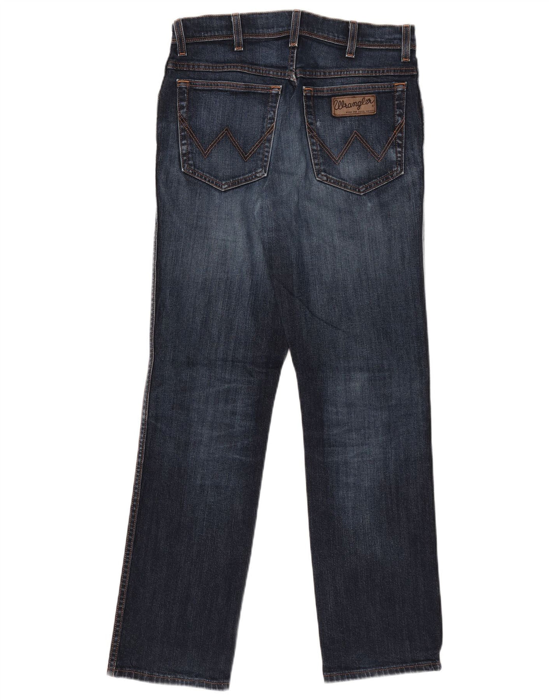 WRANGLER Vaqueros rectos elásticos Texas para hombre W32 L32 Algodón azul