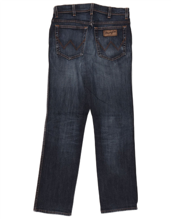 WRANGLER Vaqueros rectos elásticos Texas para hombre W32 L32 Algodón azul