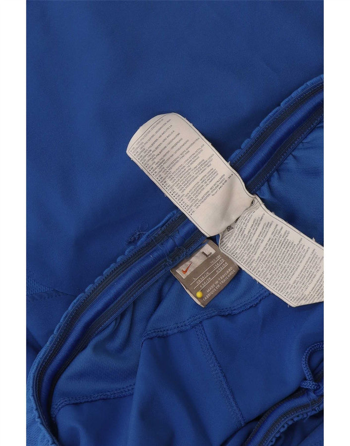 Nike - Pantalones cortos deportivos para hombre, poliéster azul grande