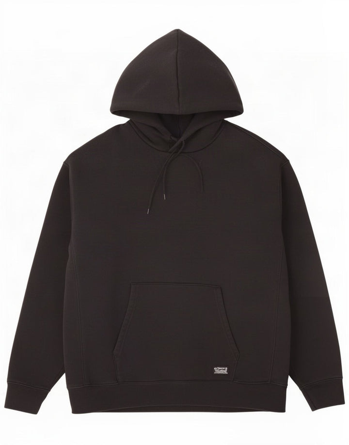 Levi's Jersey con capucha para hombre, talla grande, algodón negro