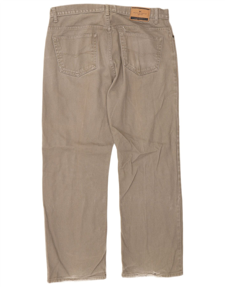 Marks & Spencer Vaqueros rectos azules Harbor para hombre W36 L29 Algodón beige