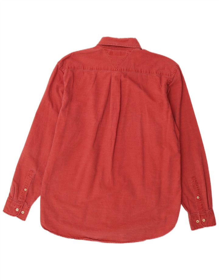 Camisa Tommy Hilfiger Hombre Algodón Rojo Mediano