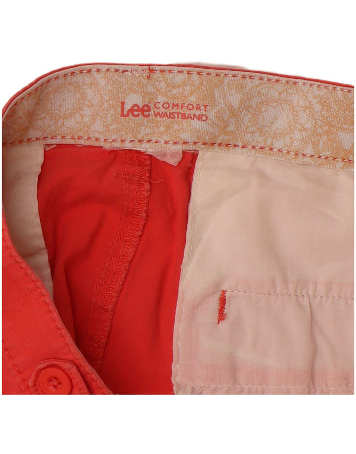 Bermudas Lee Regular Mujer W38 XL Rojo