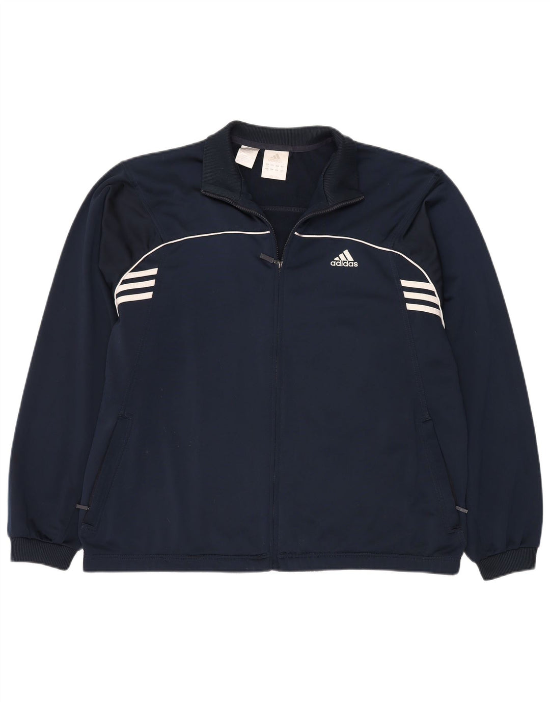 ADIDAS Chaqueta de chándal para hombre UK 44/46 Grande Azul marino Poliéster