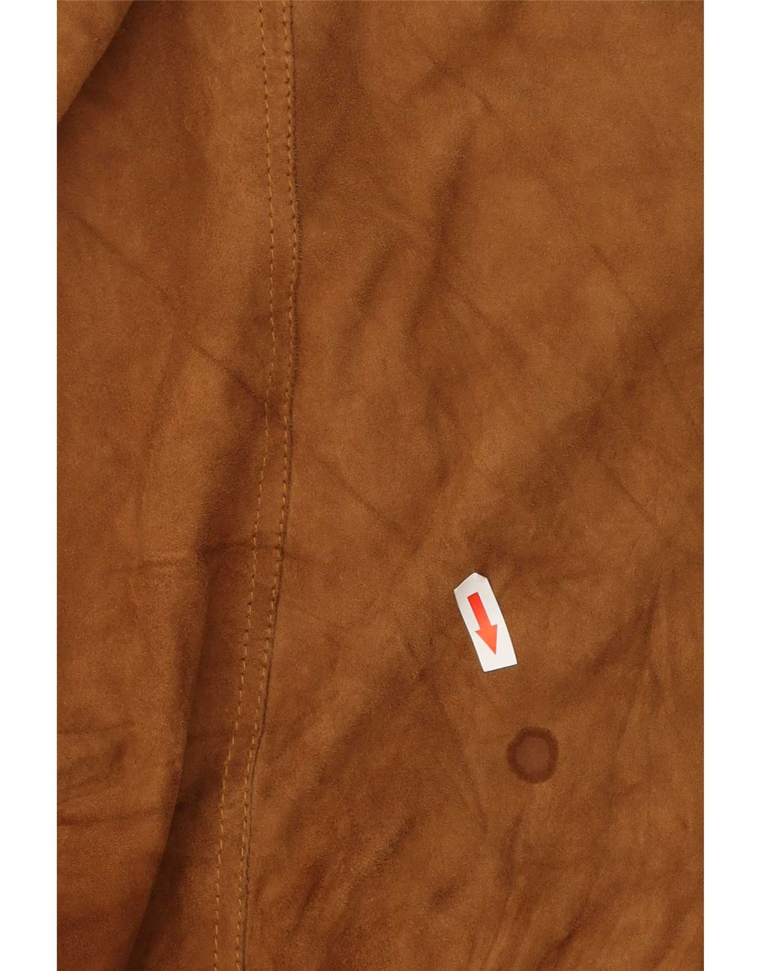 Vintage hombres ante bomber chaqueta IT 52 XL cuero marrón