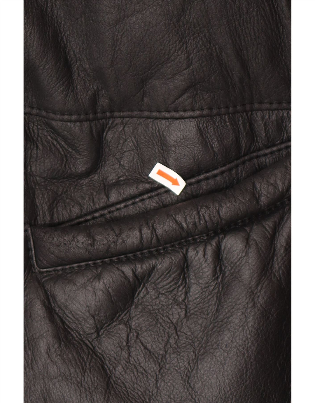 VINTAGE Mujer Abrigo de piel de gran tamaño Reino Unido 16 Grande Negro