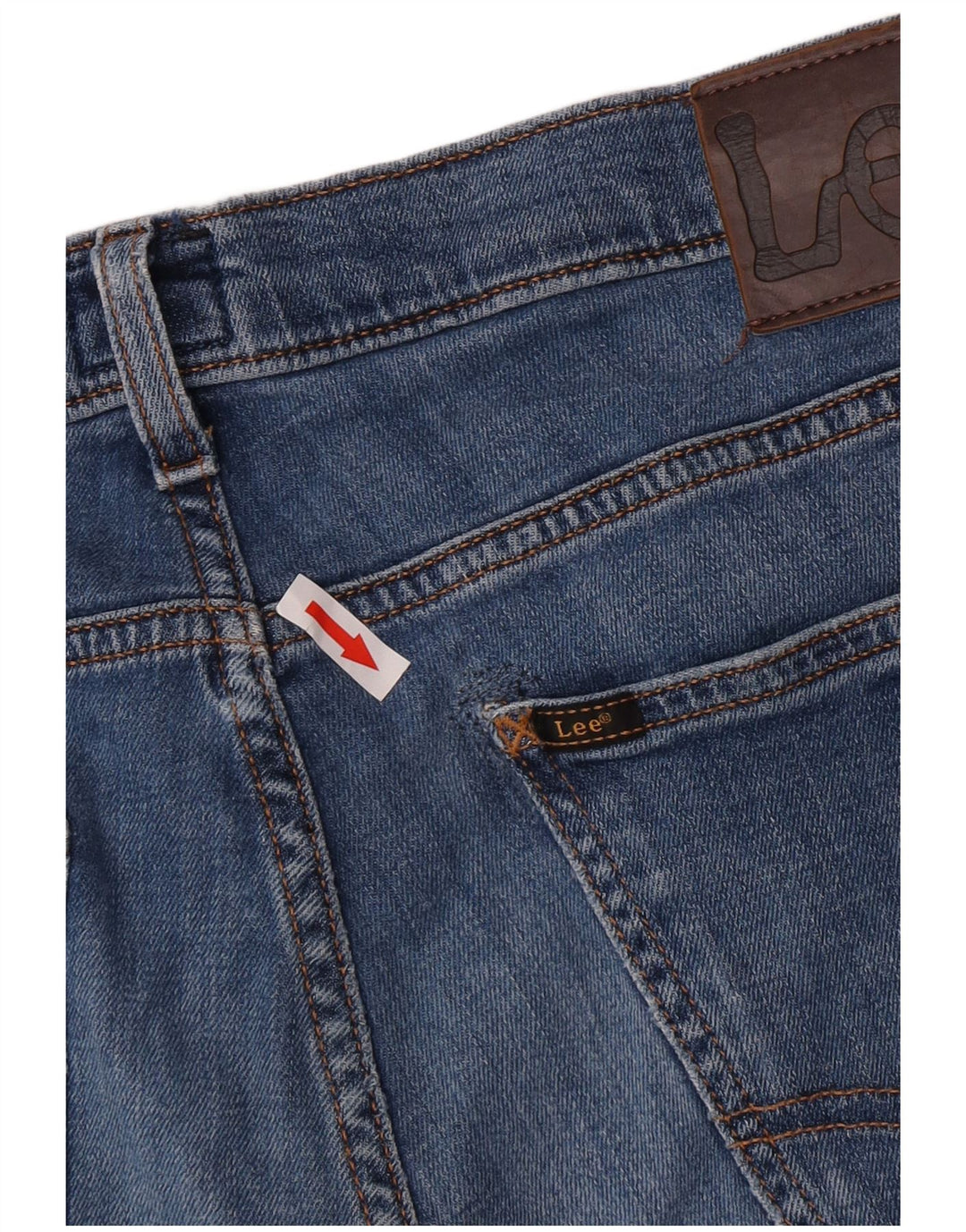 Vaqueros Lee Luke Slim para Hombre W32 L34 Algodón Azul