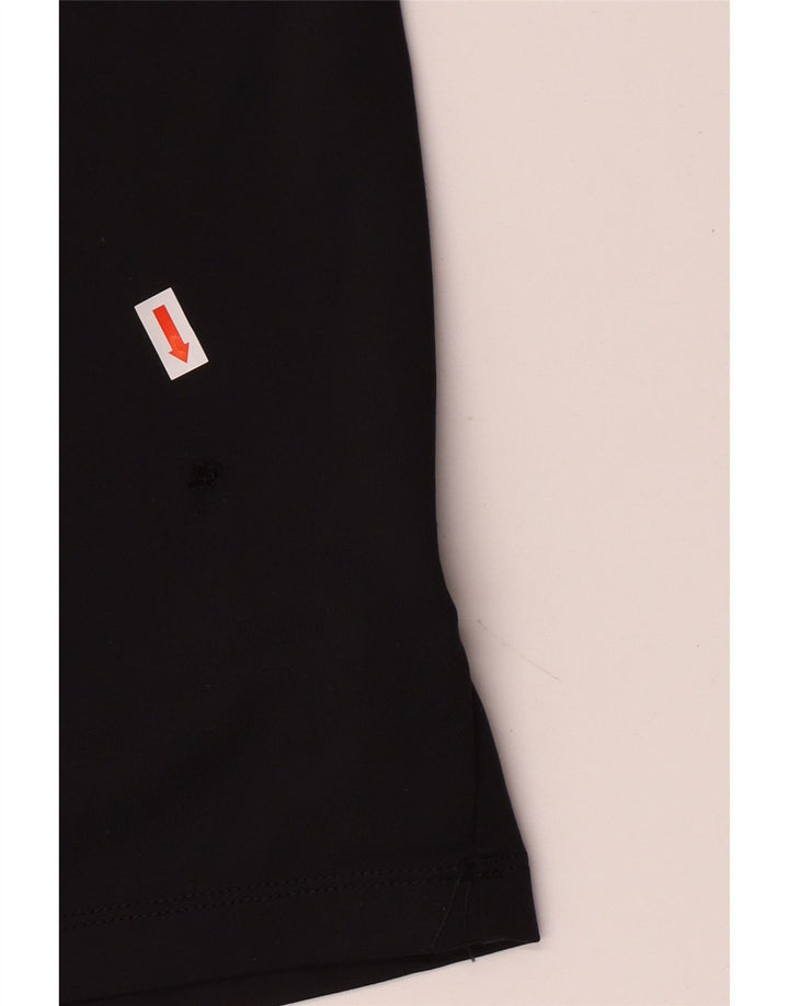 NIKE Boys Dri Fit Slim Fit Jersey Chándal Top 12-13 años Grande Negro