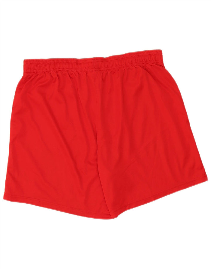 Nike - Pantalones cortos deportivos Dri Fit para hombre, poliéster rojo grande
