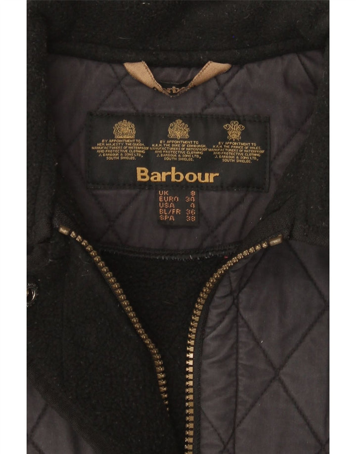 Barbour Chaqueta acolchada para mujer UK 8 Small Azul marino
