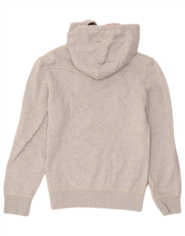 Levi's Hombre Sudadera Con Capucha Gráfica Jersey Pequeño De Algodón Gris