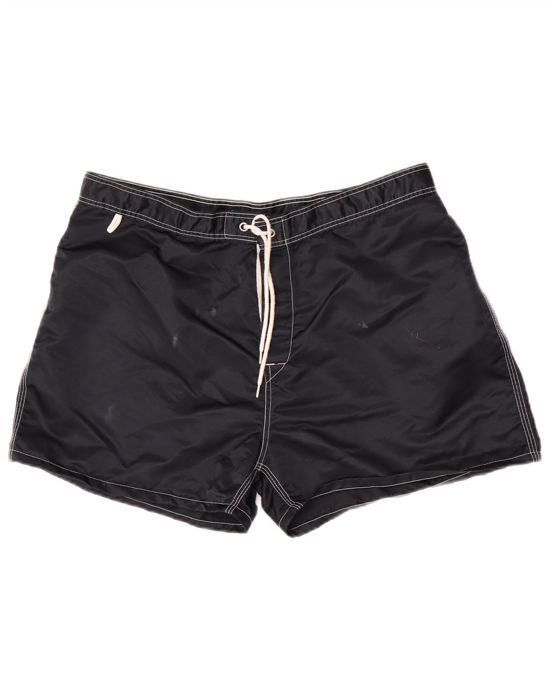Sundek Bañador para hombre, talla grande, nailon negro