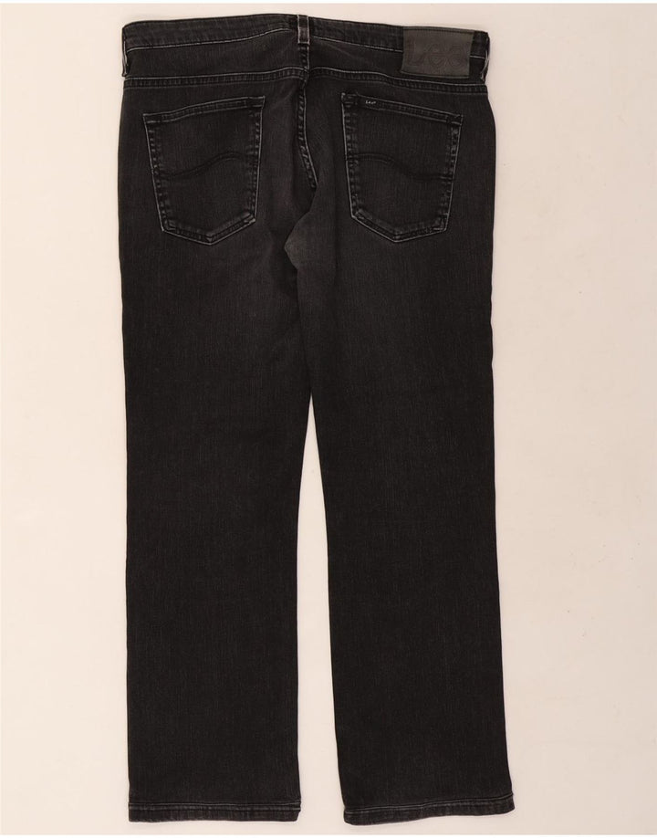 Lee Vaqueros Rectos Knox para Hombre W36 L30 Algodón Negro