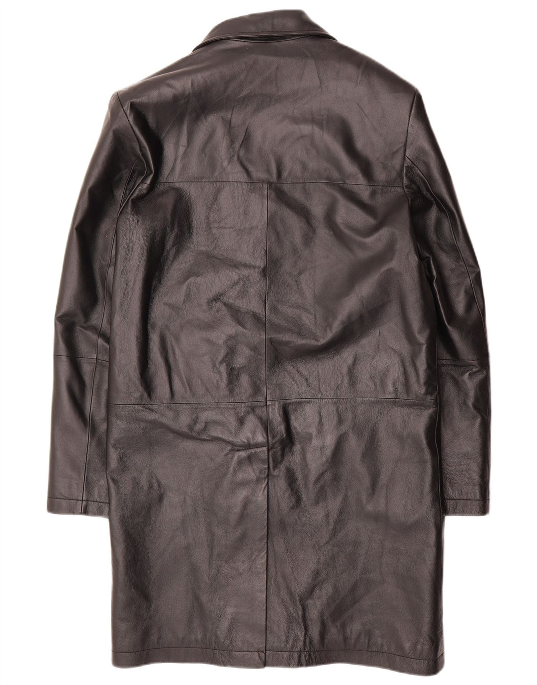 Conbipel Abrigo de cuero para hombre IT 46 Small Cuero negro