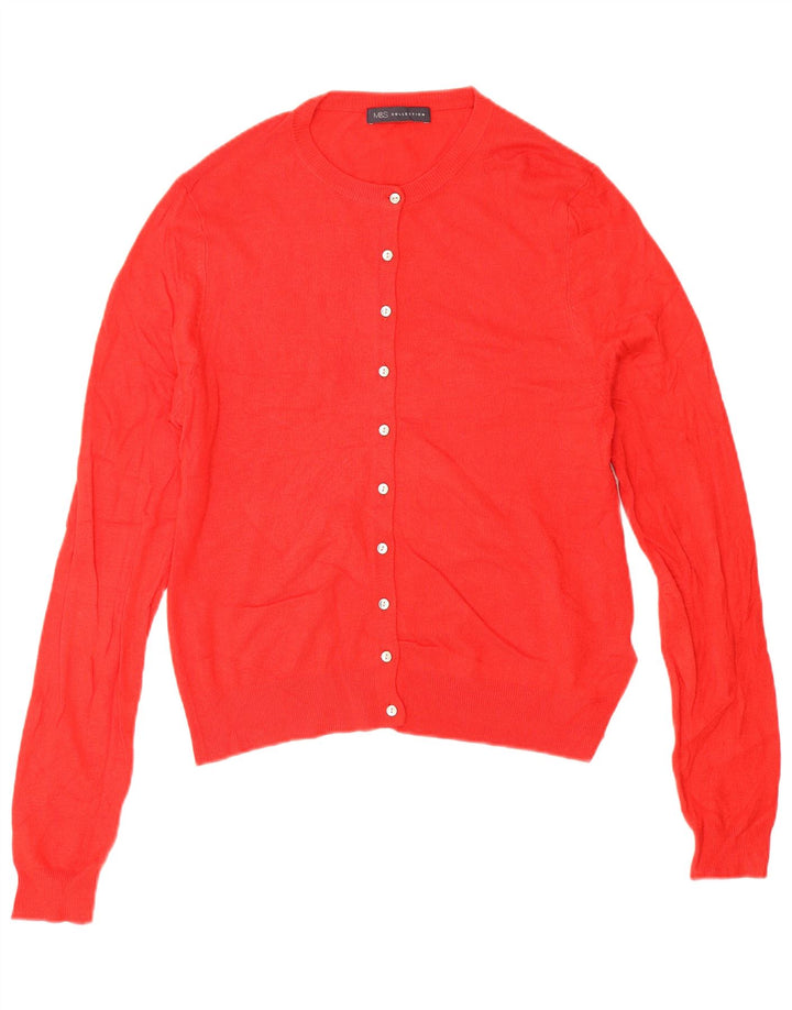 Marks & Spencer - Cárdigan para mujer, talla 40, talla grande, viscosa roja