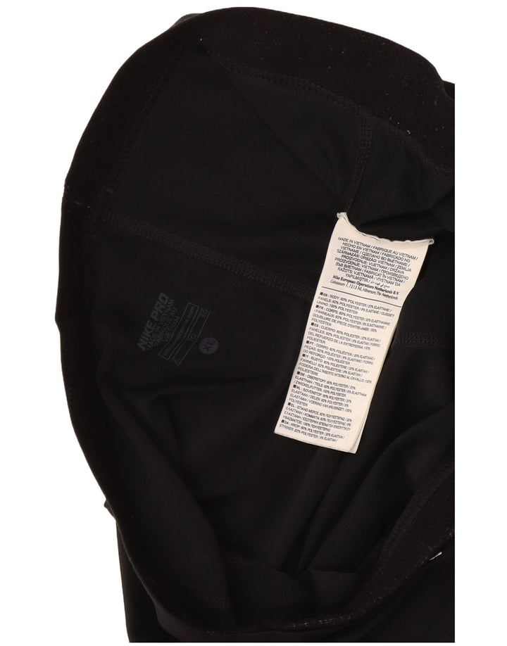 Nike Dri Fit Graphic Capri Leggings para mujer UK 40 XL Poliéster negro
