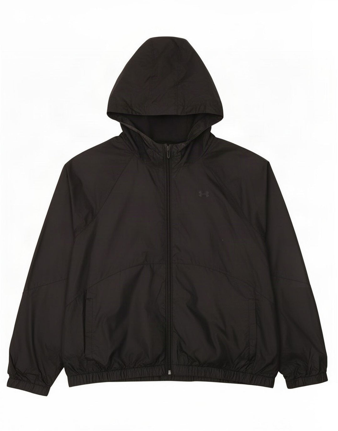 Under Armour Chaqueta superior de chándal con capucha para hombre Poliéster negro grande