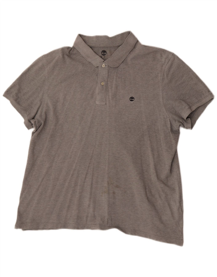 Timberland Polo Hombre XL Algodón Gris
