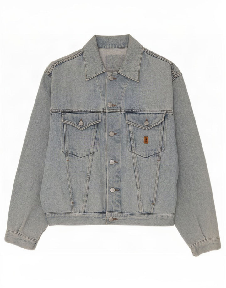 Chaqueta vaquera uniforme para hombre UK 40 Algodón azul grande