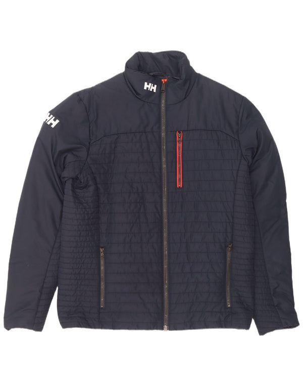 Helly Hansen Chaqueta acolchada gráfica para hombre UK 42 XL Poliéster azul marino