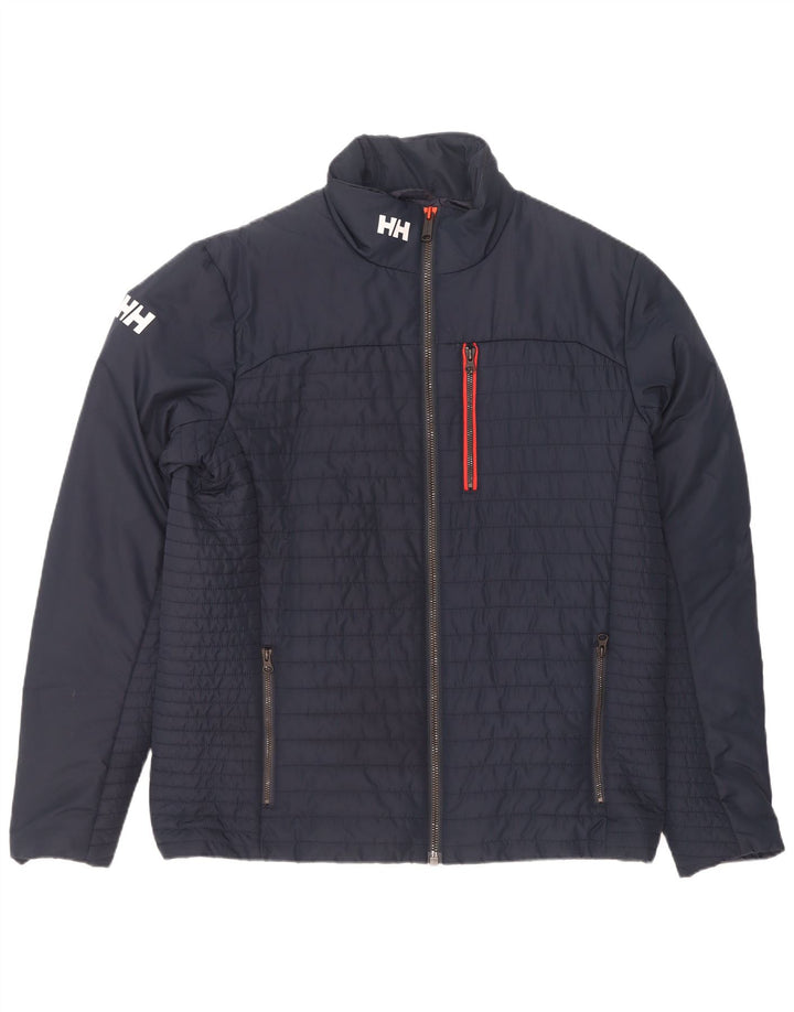 Helly Hansen Chaqueta acolchada gráfica para hombre UK 42 XL Poliéster azul marino