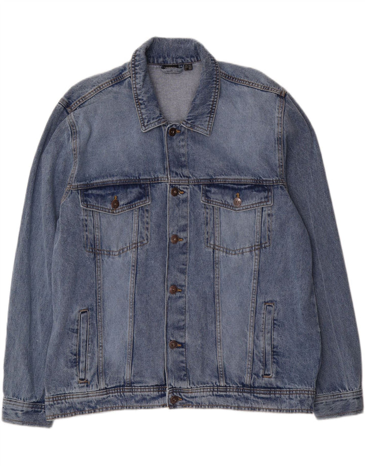 LIVERGY Chaqueta vaquera para hombre UK 46 3XL Algodón azul