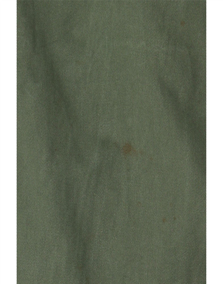 VINTAGE Pantalón chino recto para hombre W38 L30 Verde
