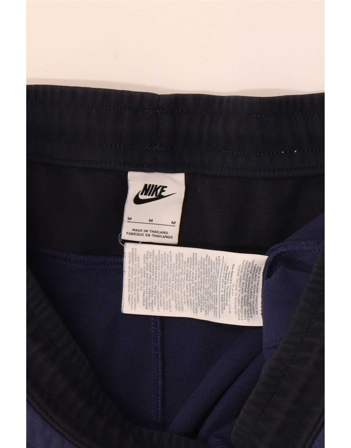 Nike Pantalones De Chándal Joggers Medium Azul Marino Colorblock Algodón