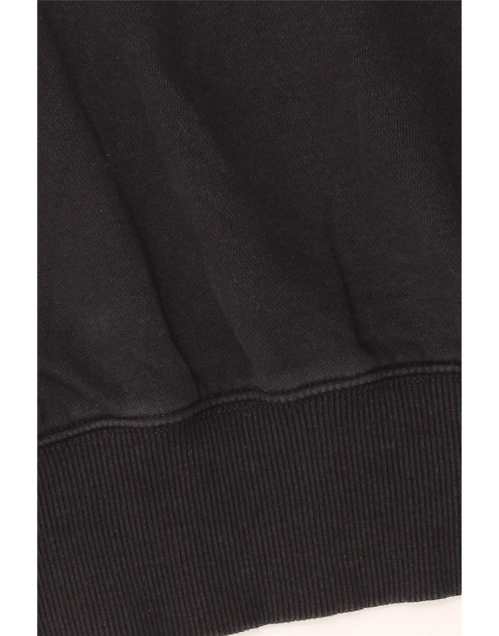 Nike - Sudadera holgada para hombre, jersey de algodón negro mediano