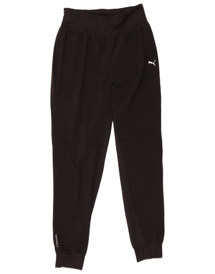 PUMA Pantalones de chándal para mujer Joggers UK 10 Small Black Poliéster