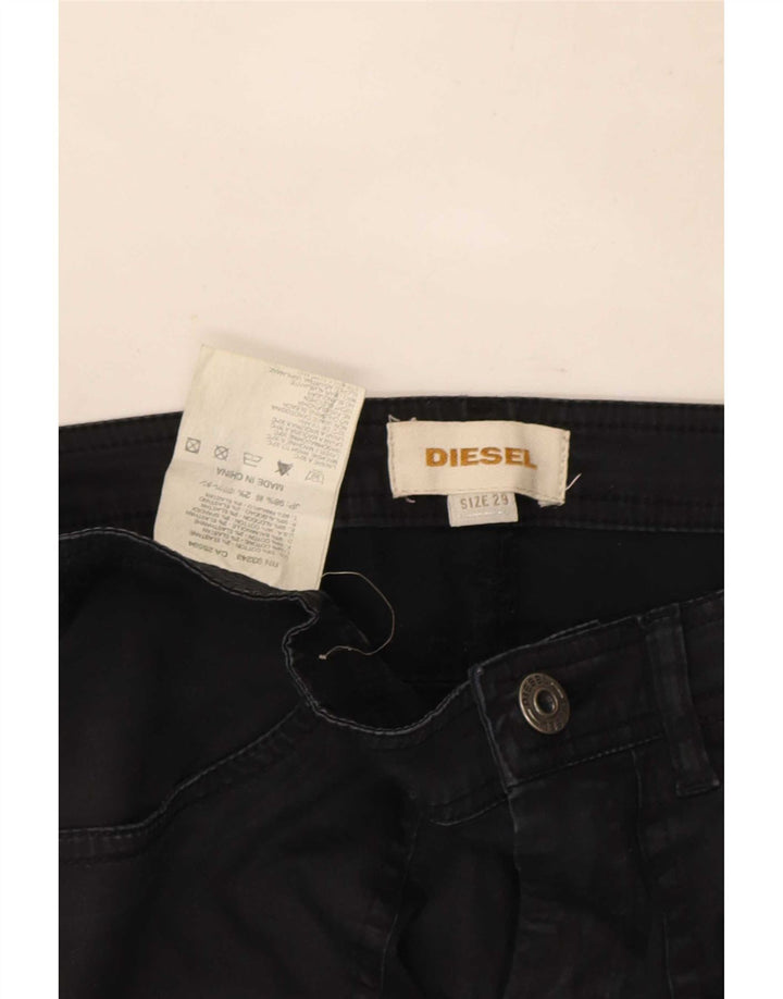 Vaqueros Slim Mujer Diesel W29 L30 Algodón Negro