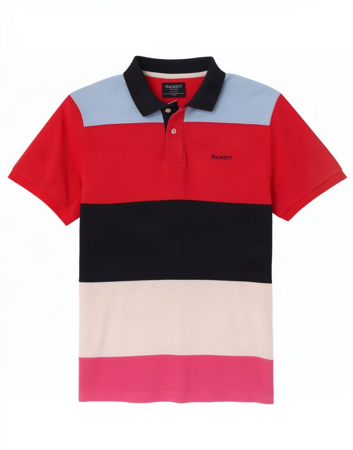 Hackett Polo De Rugby Tailored Fit Para Hombre En Bloques De Color Multicolor Mediano