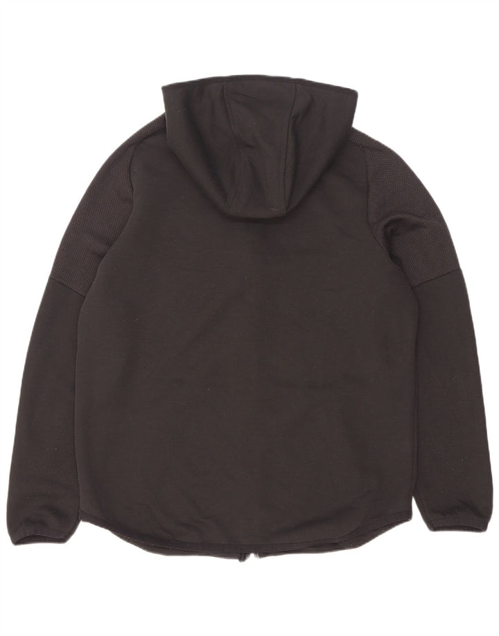 Under Armour Sudadera con capucha y cremallera para hombre, talla grande, color negro
