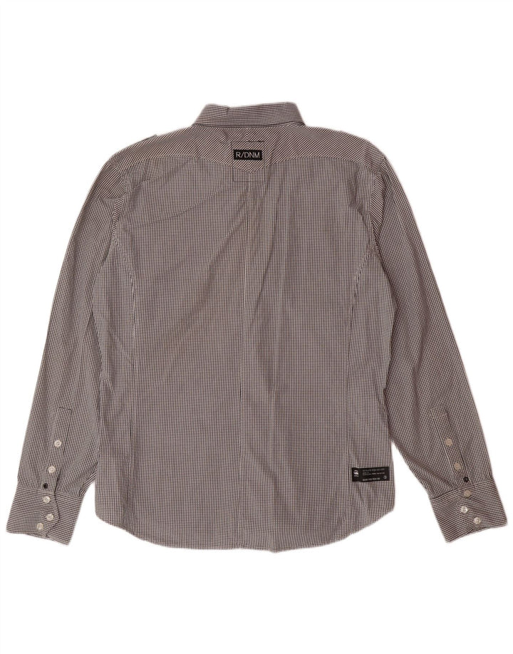 Camisa G-STAR Hombre XL Algodón a cuadros negro