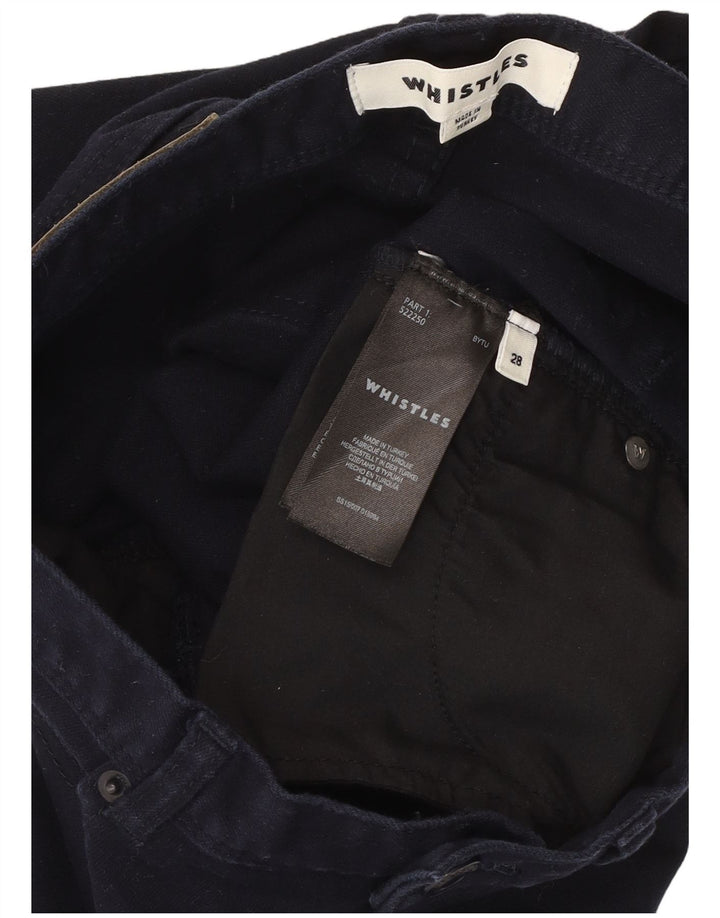 Vaqueros pitillo para mujer WHISTLE W28 L29 Algodón azul marino