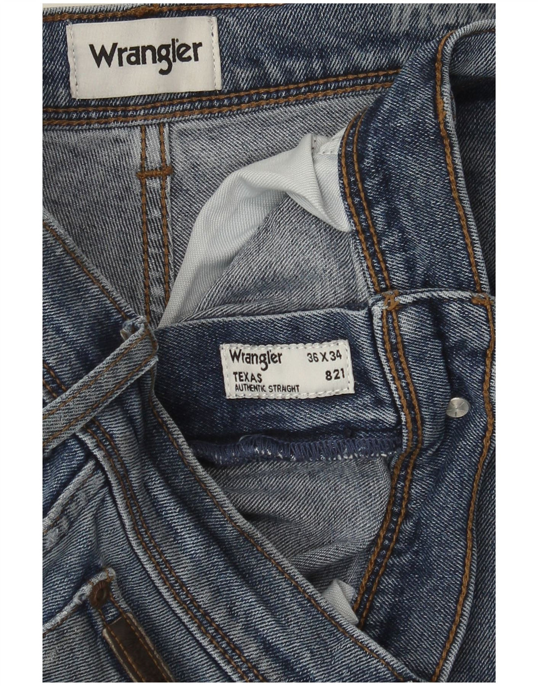 Wrangler Vaqueros Rectos Texas Para Hombre W36 L32 Azul