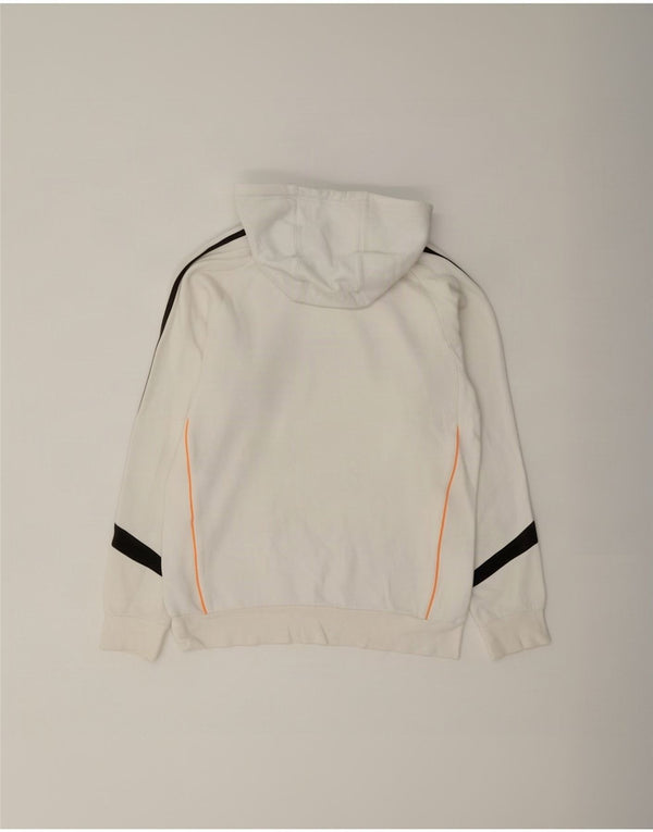 Adidas Hombre Sudadera Con Capucha Gráfica Jersey Pequeño Blanco Colorblock Algodón