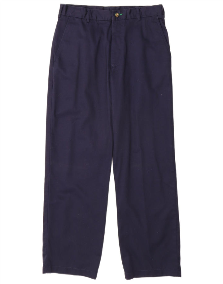 TOMMY HILFIGER Pantalón chino recto para hombre W32 L30 Azul marino