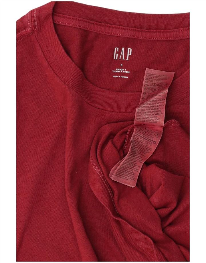 Camiseta Gap Hombre Top Small Rojo Algodón